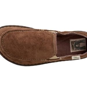 Simple Brand Gumshoe slip on Brown Cords 9.5